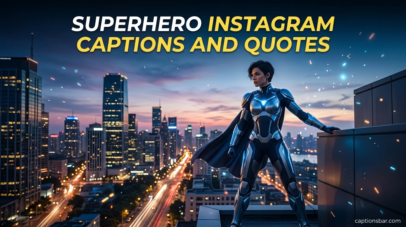 Superhero Instagram Captions and Quotes