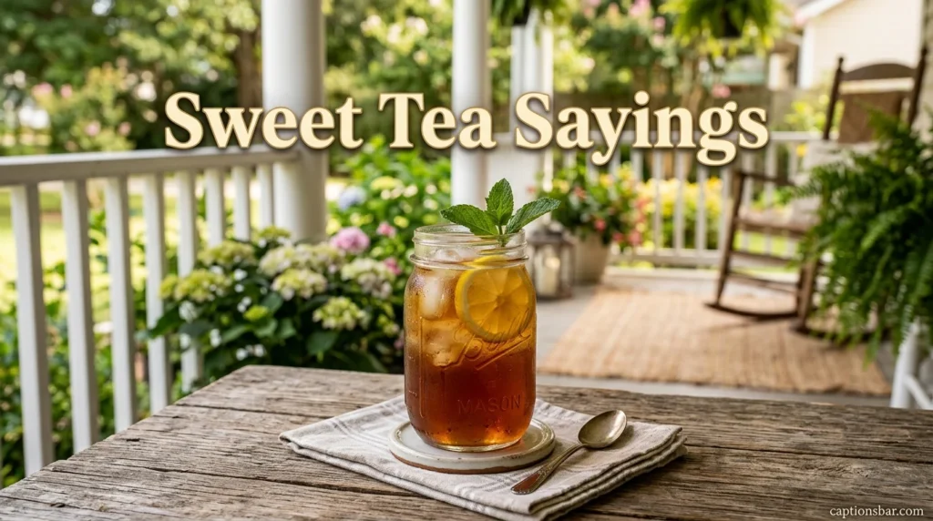 Sweet Tea Sayings