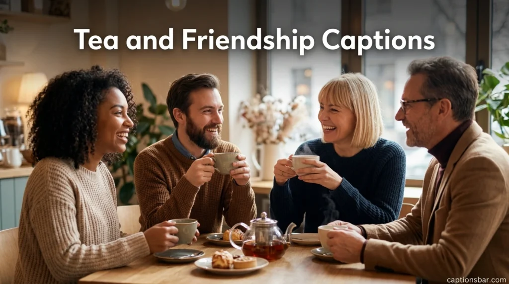 Tea and Friendship Captions