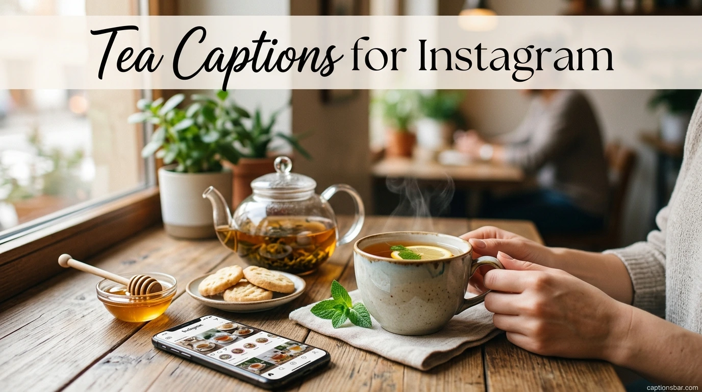 Tea Captions for Instagram