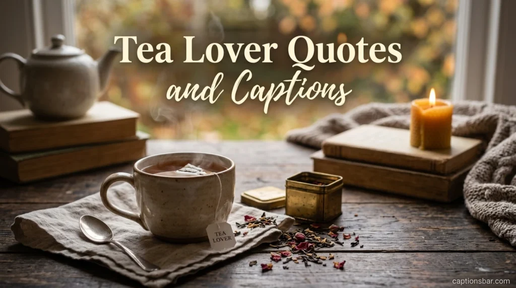 Tea Lover Quotes and Captions