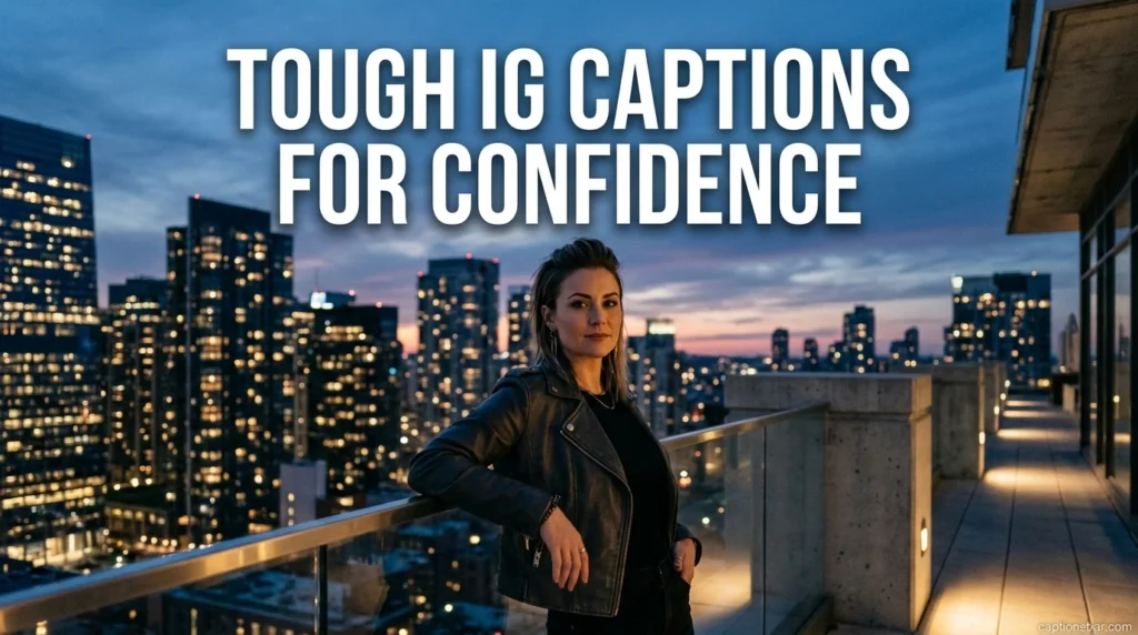 Tough IG Captions for Confidence