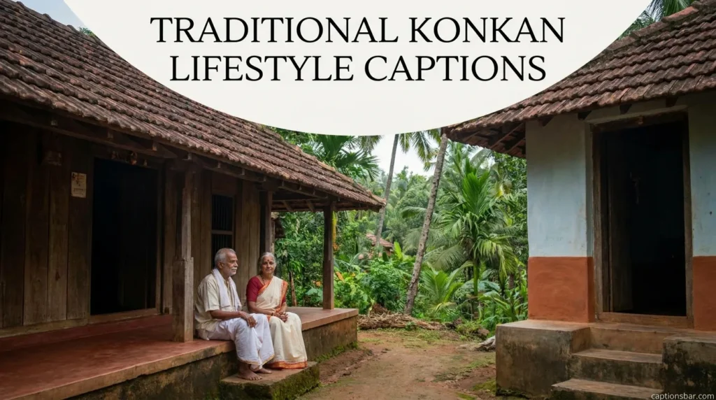 Traditional Konkan Lifestyle Captions