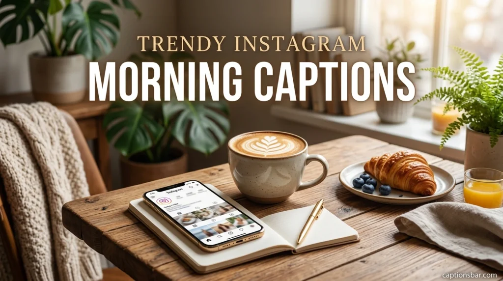 Trendy Instagram Morning Captions