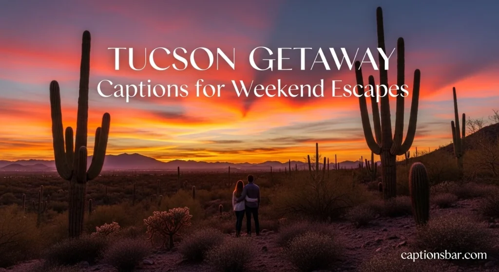 Tucson Getaway Captions for Weekend Escapes