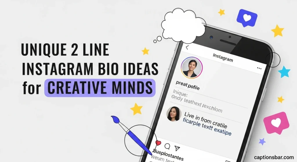 Unique 2 Line Instagram Bio Ideas for Creative Minds
