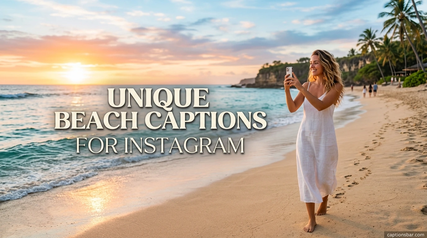 Unique Beach Captions for Instagram