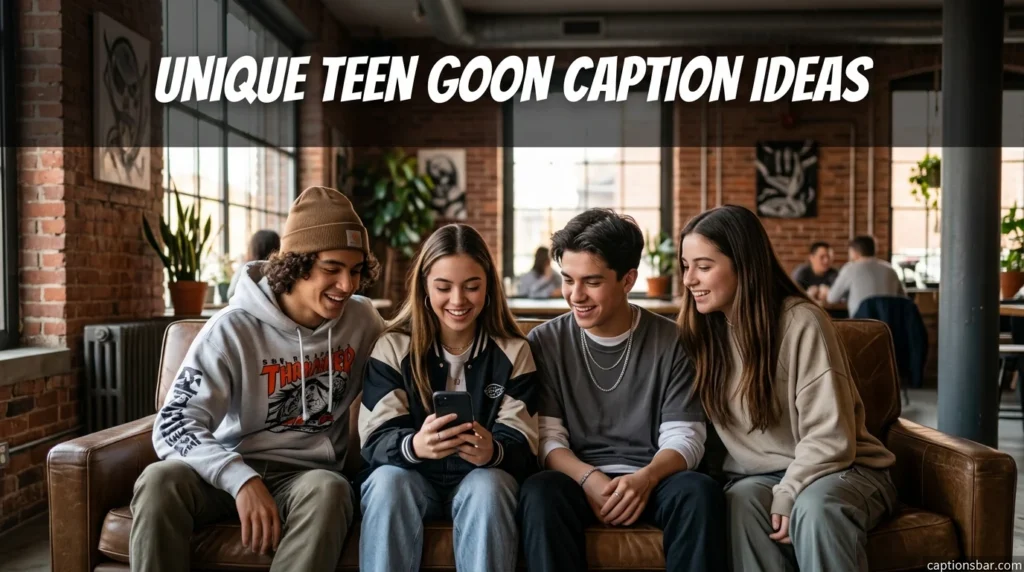 Unique Teen Goon Caption Ideas