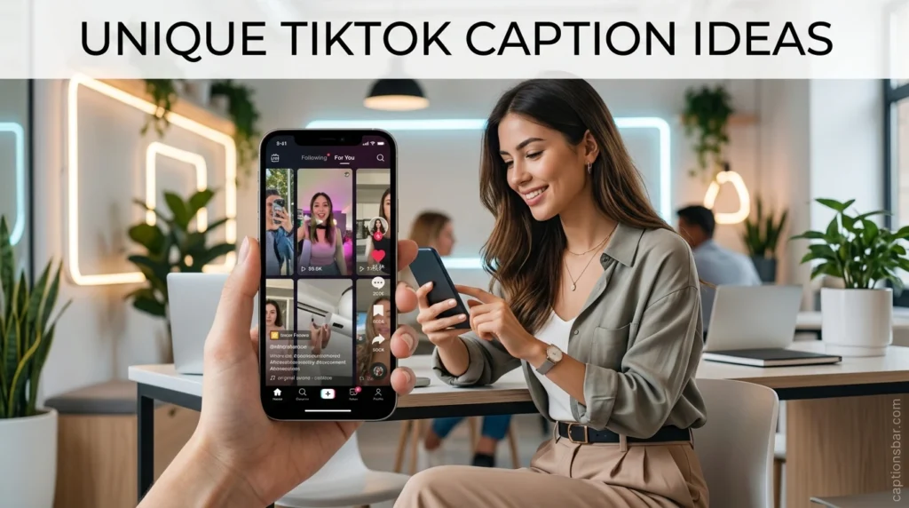 Unique TikTok Caption Ideas