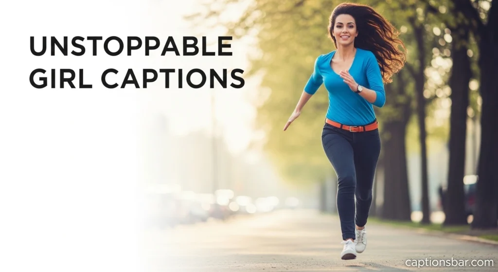Unstoppable Girl Captions