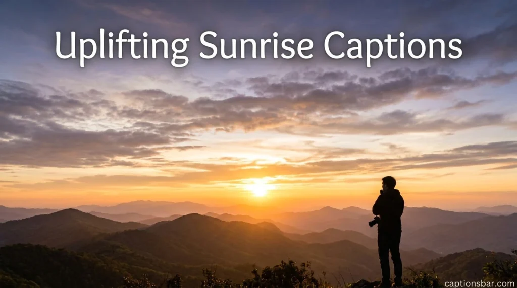 Uplifting Sunrise Captions