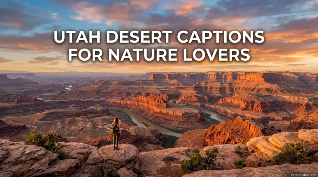 Utah Desert Captions For Nature Lovers