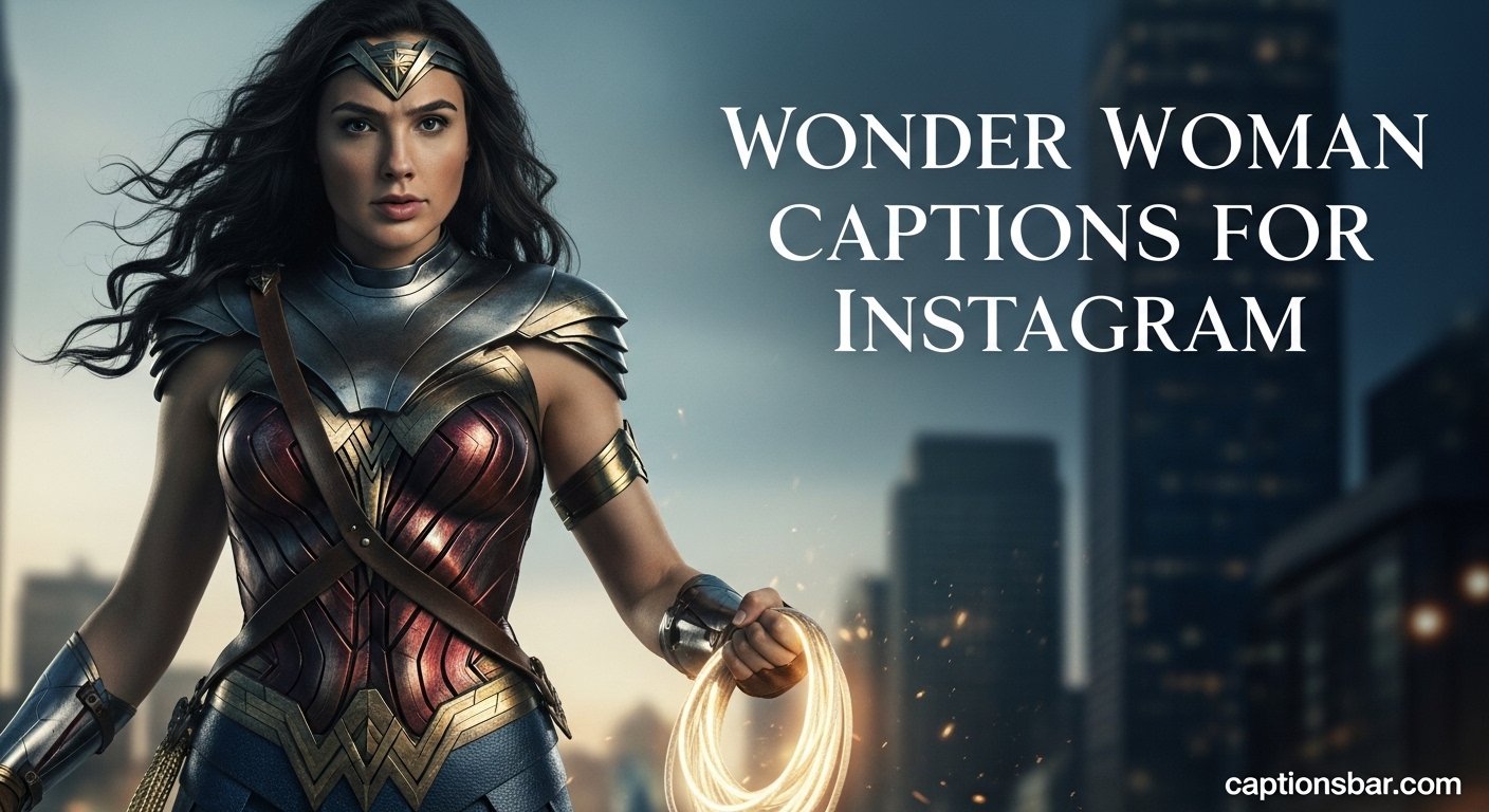 Wonder Woman Captions for Instagram