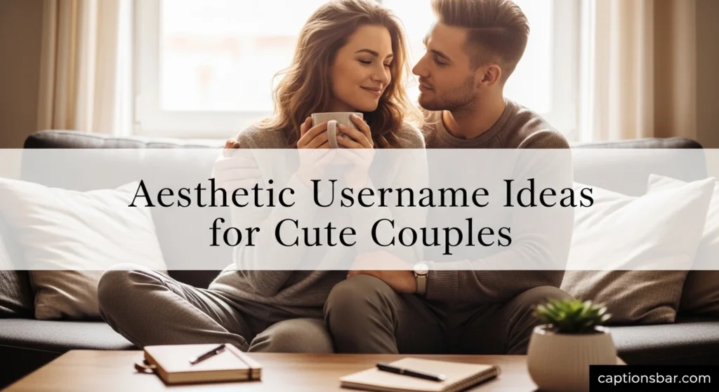 Aesthetic Username Ideas for Cute Couples