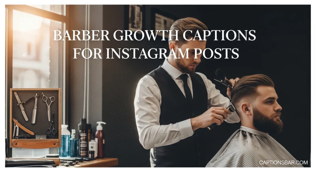 Barber Growth Captions for Instagram Posts