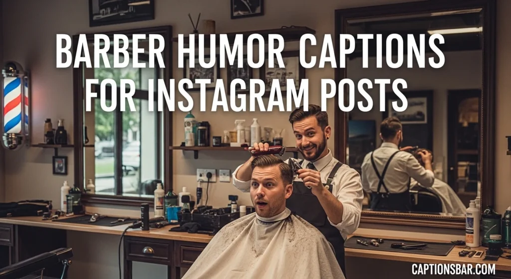 Barber Humor Captions for Instagram Posts