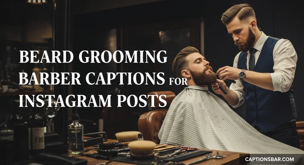 Beard Grooming Barber Captions for Instagram Posts
