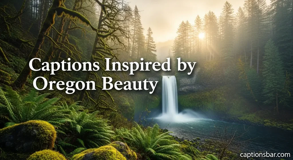 Captions Inspired by Oregon Beauty