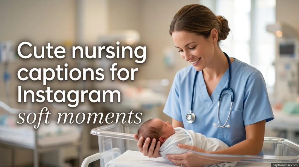 Cute nursing captions for Instagram soft moments