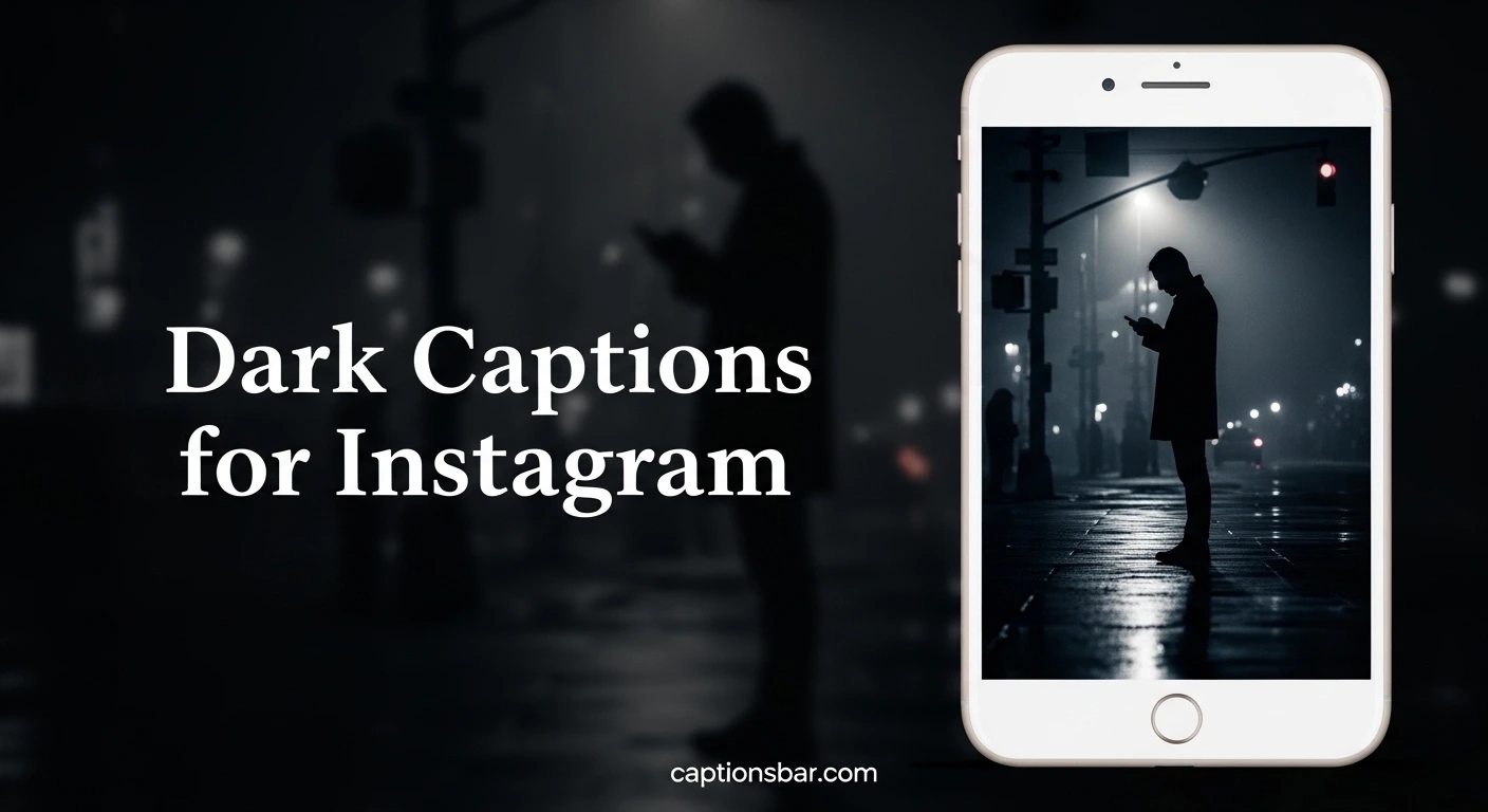 Dark Captions for Instagram