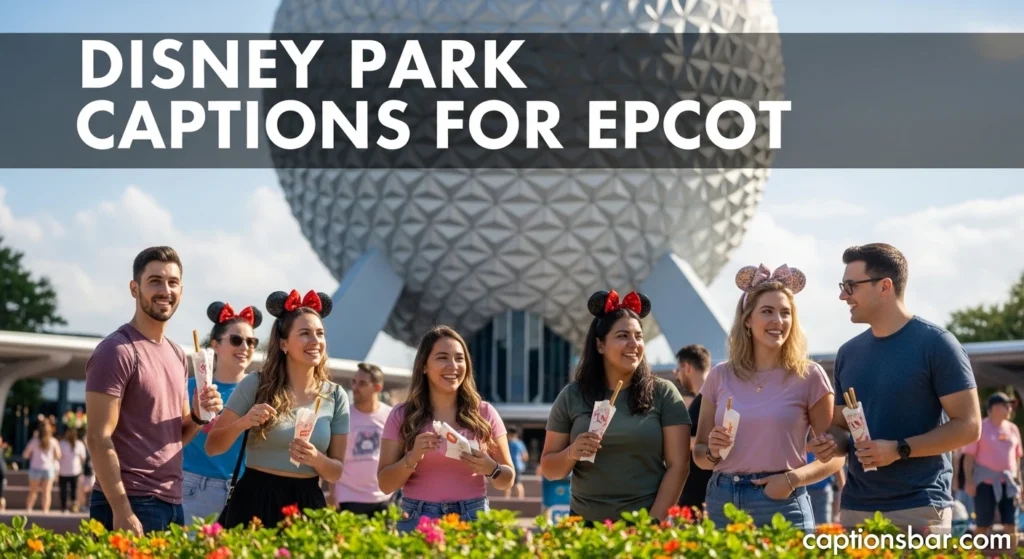 Disney Park Captions for Epcot