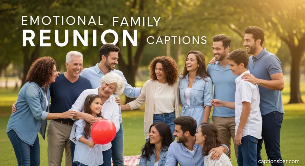 Emotional Family Reunion Captions