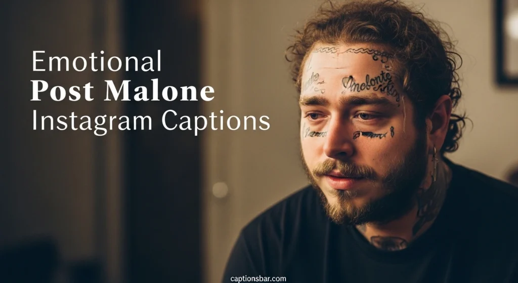 Emotional Post Malone Instagram Captions