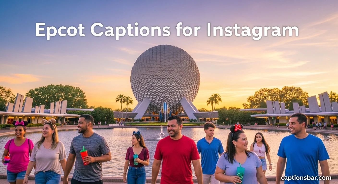 Epcot Captions for Instagram