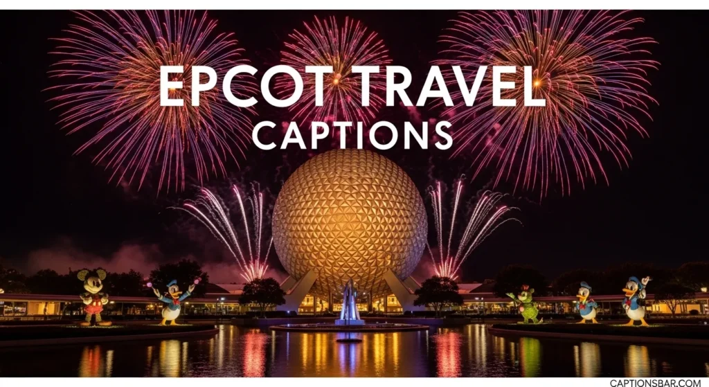 Epcot Travel Captions
