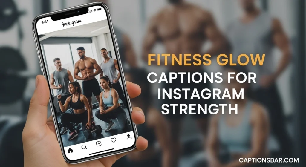Fitness Glow Captions for Instagram Strength 