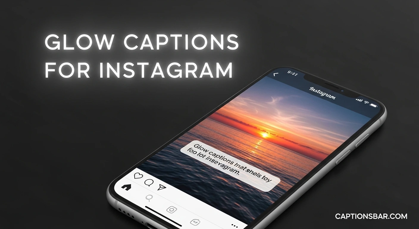 Glow Captions for Instagram
