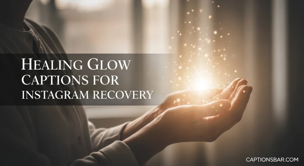 Healing Glow Captions for Instagram Recovery 