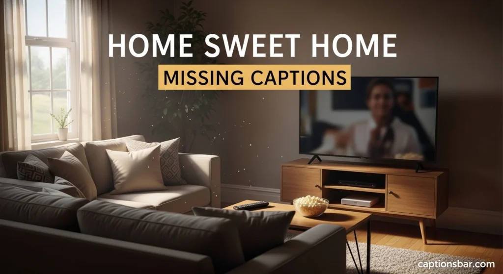 Home Sweet Home Missing Captions