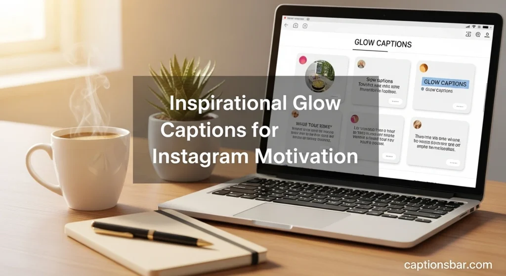Inspirational Glow Captions for Instagram Motivation 
