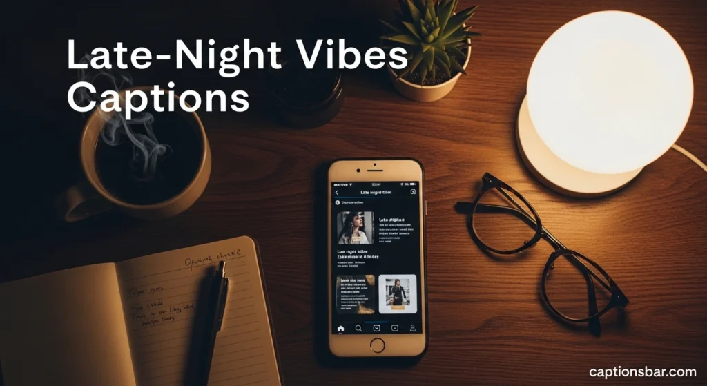 Late-Night Vibes Captions