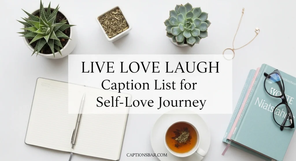 Live Love Laugh Caption List for Self-Love Journey