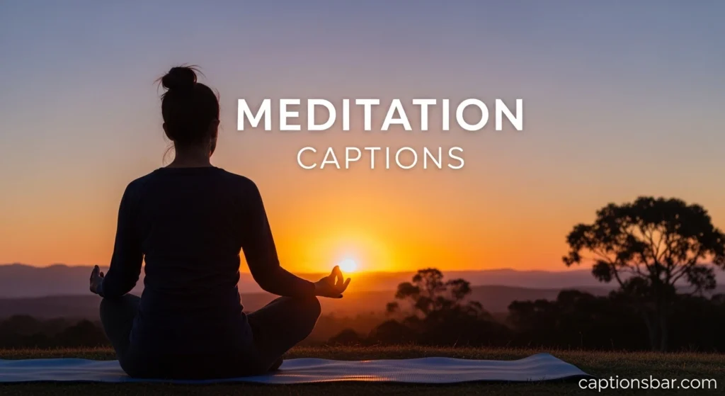 Meditation Captions