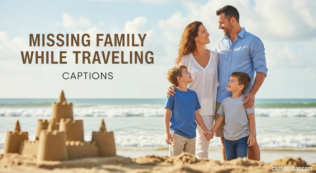 Missing Family While Traveling Captions