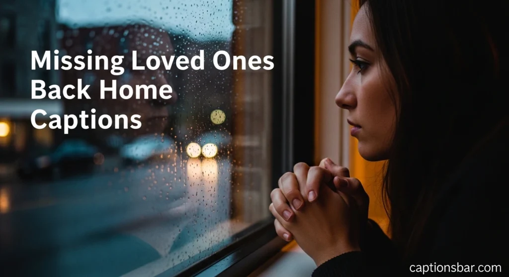 Missing Loved Ones Back Home Captions
