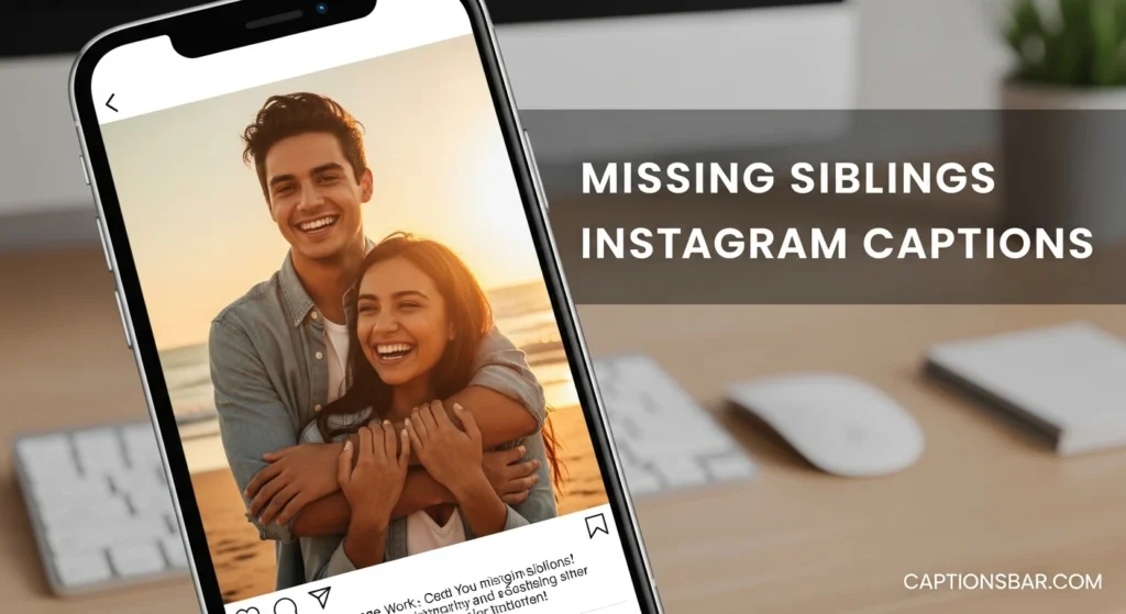 Missing Siblings Instagram Captions