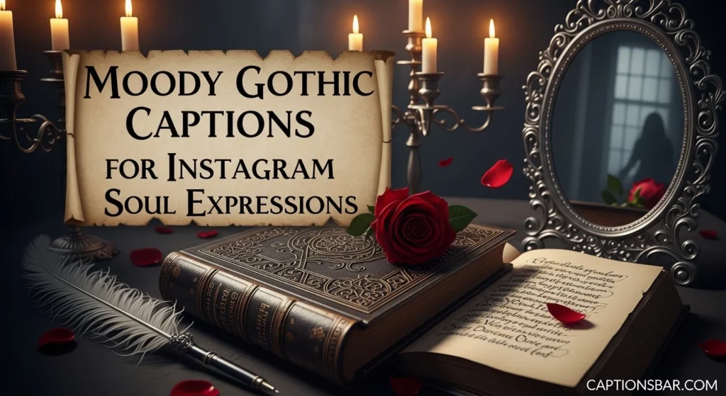 Moody Gothic Captions for Instagram Soul Expressions