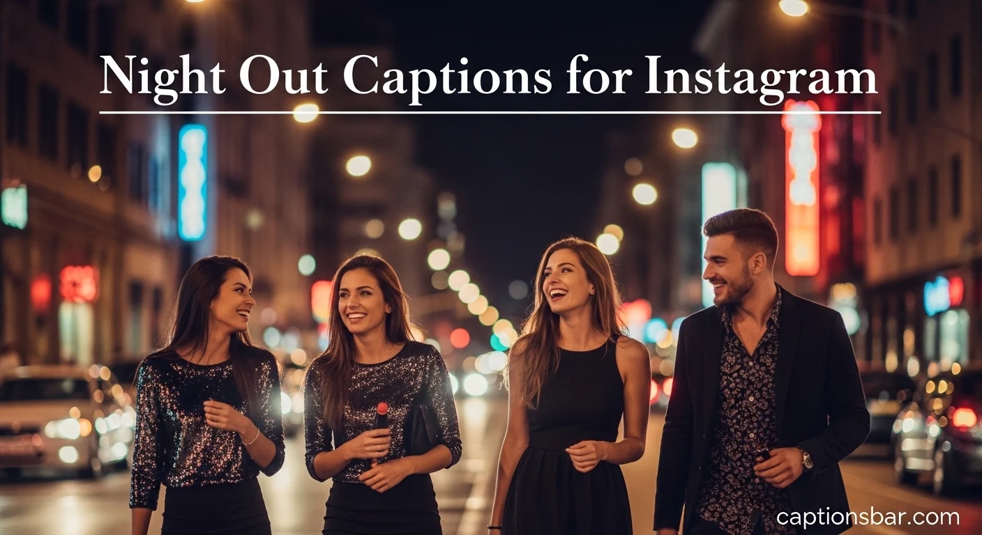 Night Out Captions for Instagram