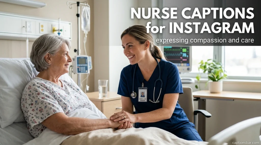 Nurse captions for Instagram expressing compassion and care