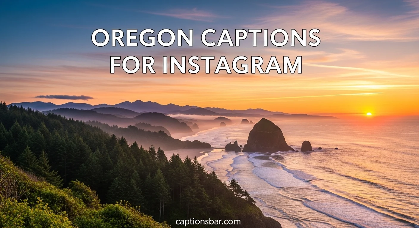 Oregon Captions for Instagram
