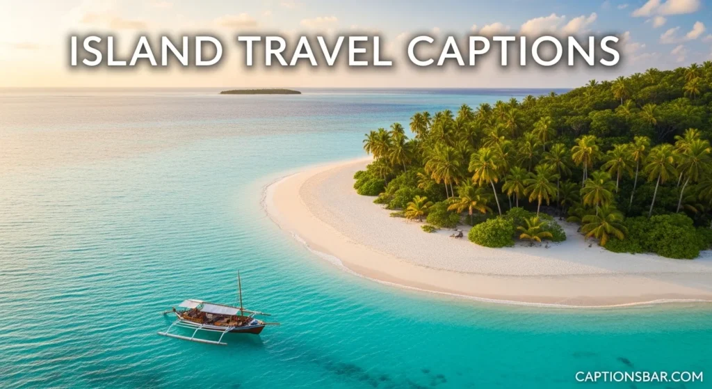 Island Travel Captions