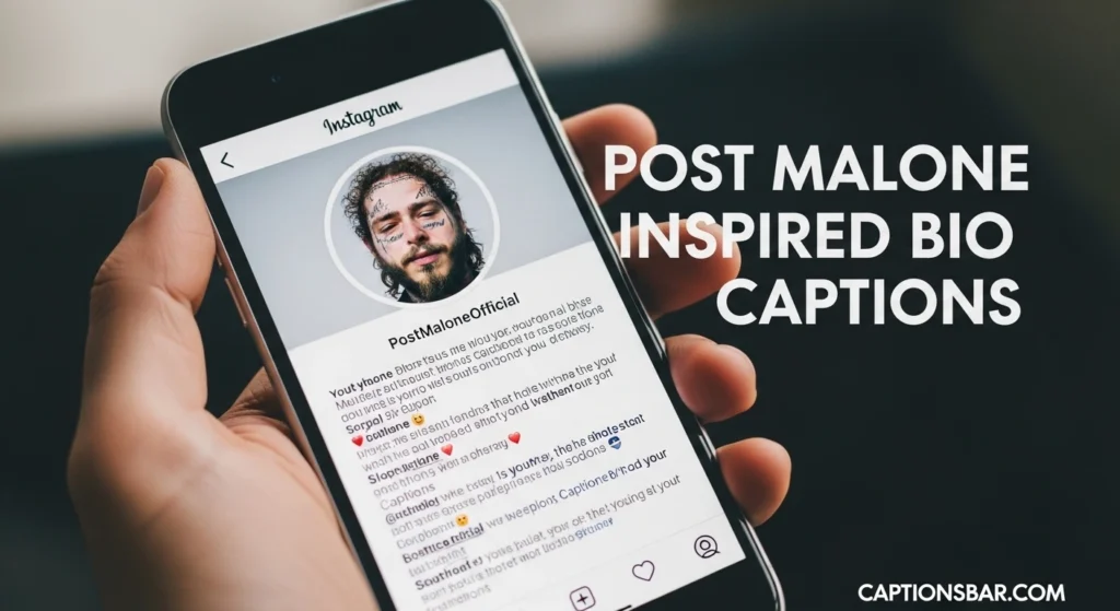 Post Malone Inspired Bio Captions
