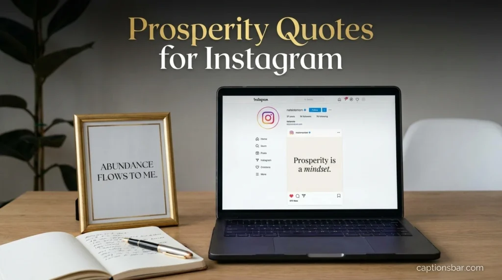 Prosperity Quotes for Instagram