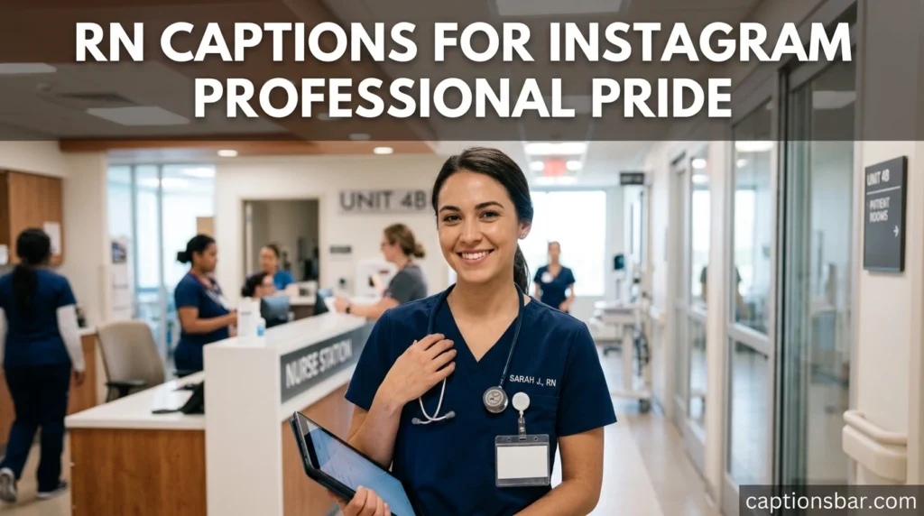 RN captions for Instagram professional pride