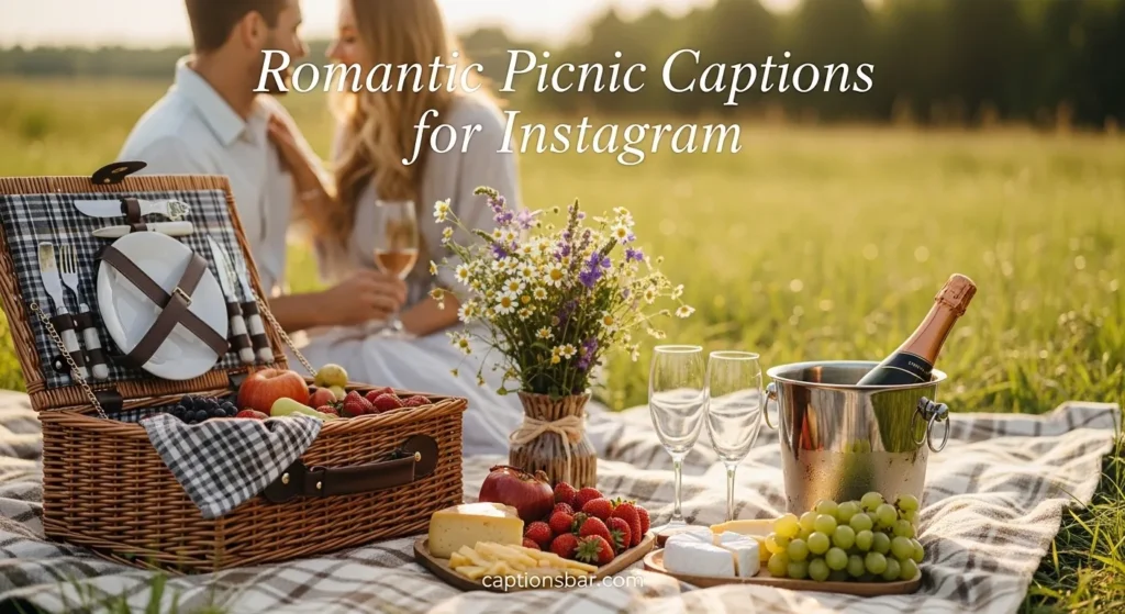 Romantic Picnic Captions for Instagram