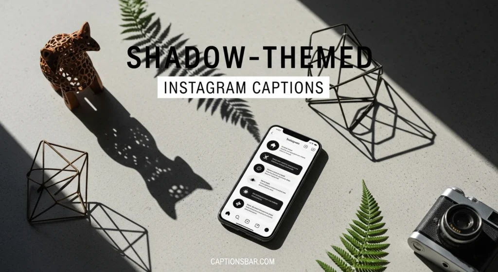 Shadow-Themed Instagram Captions